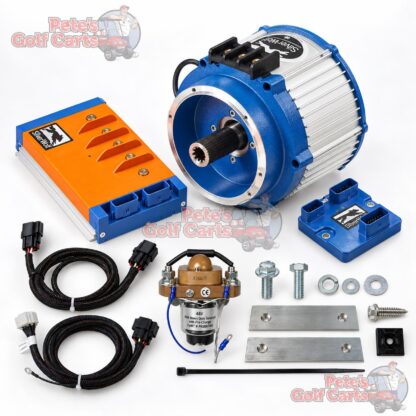 SilverWolf TEEKON E-Z-GO TXT motor kit with controller, GCM, harnesses and solenoid