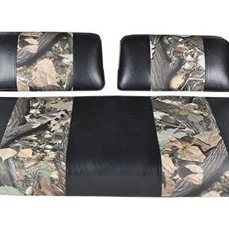 Golf Cart Seat Cover Set Real Tree Camo and Black
