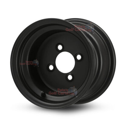 10-in-Matte-Black-Steel-Solid-golf-cart-wheels-ezgo-clubcar-yamaha-petesgolfcarts-10001