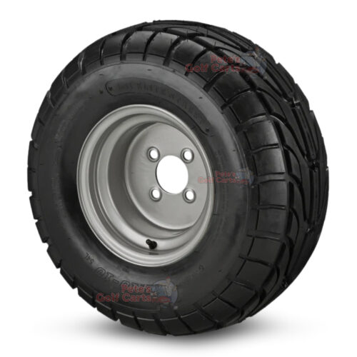 10-in-Silver-Steel-Wheels-22-10-10-DOT-Street-Tires-combo-ezgo-clubcar-yamaha-petesgolfcarts
