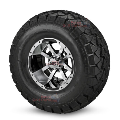 10-in-Storm-Trooper-Black-Machined-Wheels-22-10-10-DOT-AT-Trail-Fox-Tires-combo-ezgo-clubcar-yamaha-petesgolfcarts