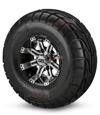 10-in-Tempest-Black-Machined-Wheels-22-10-10-DOT-Street-Tires-combo-ezgo-clubcar-yamaha-petesgolfcarts