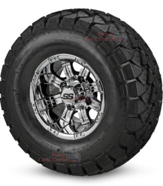 10-in-Tempest-Chrome-Wheels-22-10-10-DOT-AT-Trail-Fox-Tires-combo-ezgo-clubcar-yamaha-petesgolfcarts