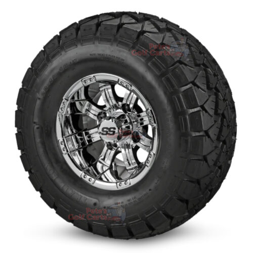 10-in-Tempest-Chrome-Wheels-22-10-10-DOT-AT-Trail-Fox-Tires-combo-ezgo-clubcar-yamaha-petesgolfcarts