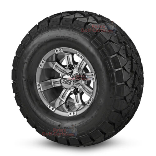 10-in-Tempest-Gunmetal-Wheels-22-10-10-DOT-AT-Trail-Fox-Tires-combo-ezgo-clubcar-yamaha-petesgolfcarts