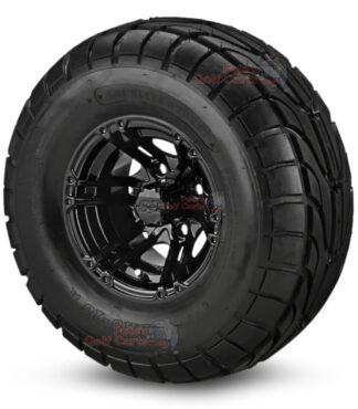 10-in-Terminator-Gloss-Black-Wheels-22-10-10-DOT-Street-Tires-combo-ezgo-clubcar-yamaha-petesgolfcarts