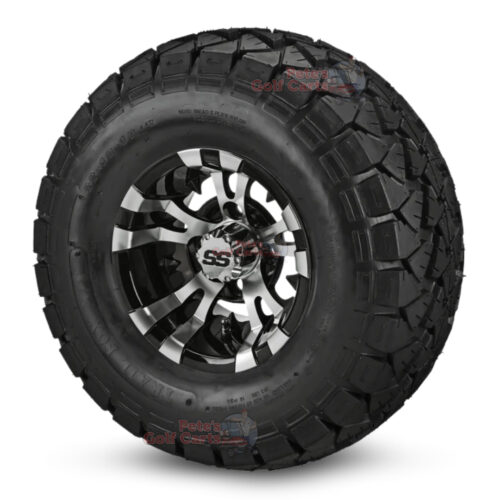 10-in-Vampire-Black-Machined-Wheels-22-10-10-DOT-AT-Trail-Fox-Tires-combo-ezgo-clubcar-yamaha-petesgolfcarts