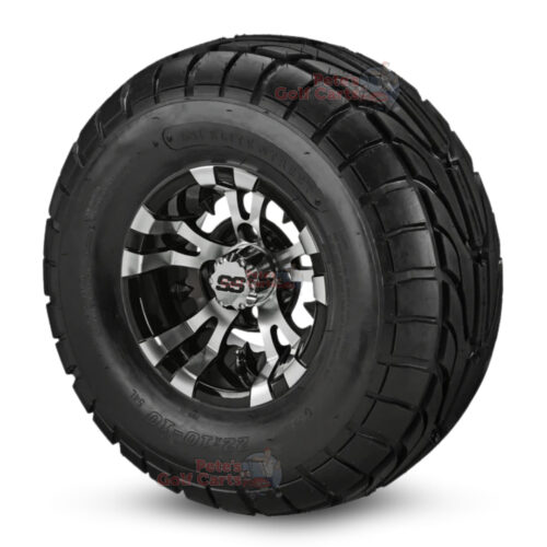 10-in-Vampire-Black-Machined-Wheels-22-10-10-DOT-Street-Tires-combo-ezgo-clubcar-yamaha-petesgolfcarts