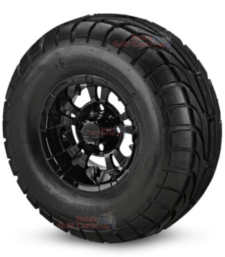 10-in-Vampire-Gloss-Black-Wheels-22-10-10-DOT-Street-Tires-combo-ezgo-clubcar-yamaha-petesgolfcarts