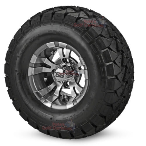10-in-Vampire-Gunmetal-Wheels-22-10-10-DOT-AT-Trail-Fox-Tires-combo-ezgo-clubcar-yamaha-petesgolfcarts