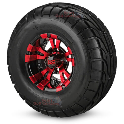 10-in-Vampire-Red-Black-Wheels-22-10-10-DOT-Street-Tires-combo-ezgo-clubcar-yamaha-petesgolfcarts