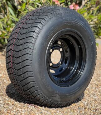 10-inch-black-steel-slotted-golf-cart-wheels-10x7-205/65-10-excel-classic-comfortride-dot-approved-street-turf-golf-cart-tires-combo-clubcar-ezgo-yamaha-petesgolfcarts-com
