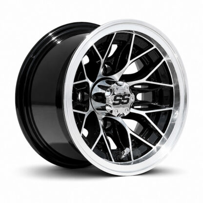 10-inch-mystique-black-machined-golf-cart-wheels-petesgolfcarts