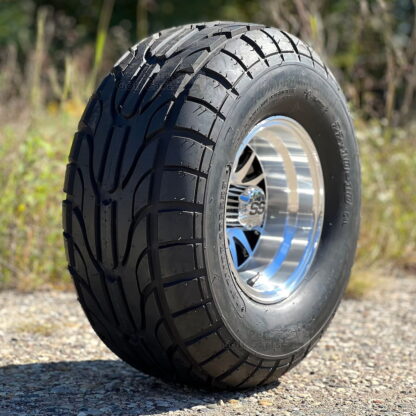 10-inch-phoenix-14-spoke-black-machined-10x7-golf-cart-wheels-and-22x10-10-ELITE-DOT-street-turf-golf-cart-tires-22-inch-tall-clubcar-ezgo-yamaha