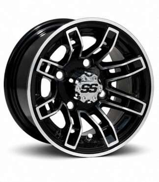 10-inch-recon-black-machined-golf-cart-wheels-petesgolfcarts-pgc
