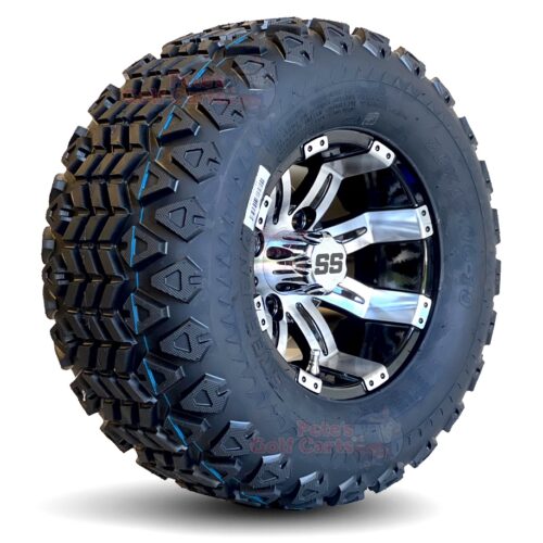 10-inch-tempest-machined-aluminum-golf-cart-wheels-and-20x10-10-DOT-terrain-tires