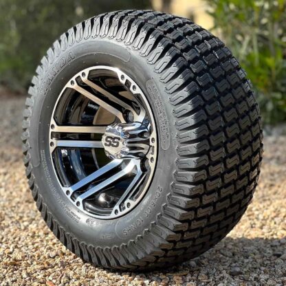 10-inch-terminator-machined-black-golf-cart-wheels-10x7-and-20x8-10-turf-p332-wanda-turf-tires-combo-20-inches-tall