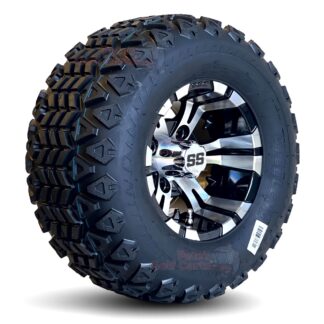 10-inch-vampire-black-machined-aluminum-golf-cart-wheels-20x10-10-dot-all-terrain-golf-cart-tires-set-of-4