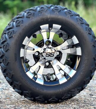 10-inch-vampire-black-machined-golf-cart-wheels-18x9.5-10-wanda-p3026-dot-all-terrain-tires-for-non-lifted-ezgo-clubcar-yamaha-petesgolfcarts