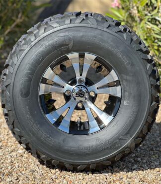 10-inch-vampire-black-machined-golf-cart-wheels-and-22x11-10-wanda-p3077-8-ply-8ply-off-road-golf-cart-tires-combo-set-of-4