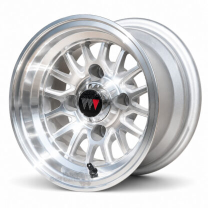 10-inch-wheel-mate-V-series-Silver-machined-aluminum-golf-cart-wheels-ET-15mm-offset-yamaha-clubcar-ezgo-petesgolfcarts-com-pgc--WM10600VM