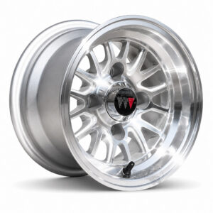 10" Type V Machined Aluminum Golf Cart Wheels ET-15.5mm | Wheel Mate