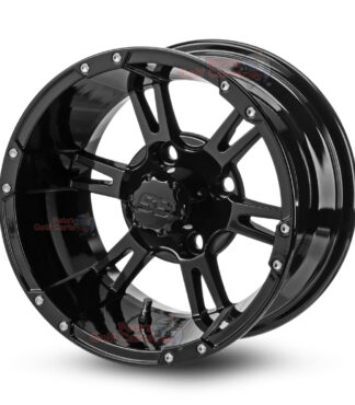 12-in-Stallion-Gloss-Black-Golf-Cart-Wheels-PetesGolfCarts-Club-Car-EZGO-Yamaha-12182X