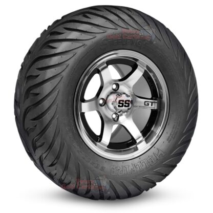 12-inch-GT-black-machined-golf-cart-wheels-and-23x10.5-12-hellfire-dot-approved-street-turf-tires-combo-ezgo-clubcar-yamaha-petesgolfcarts-BNDL-TR1215-WH1209