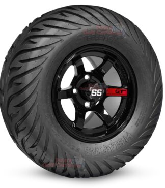 12-inch-GT-gloss-black-golf-cart-wheels-and-23x10.5-12-hellfire-dot-approved-street-turf-tires-combo-ezgo-clubcar-yamaha-petesgolfcarts-BNDL-TR1215-WH1210