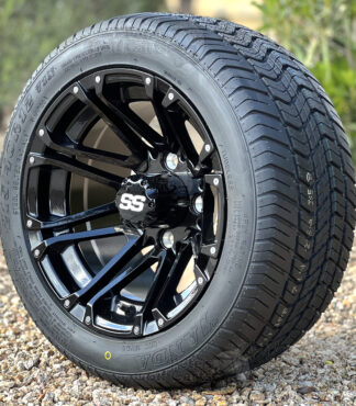 12-inch-HD3-gloss-black-golf-cart-wheels-and-215/40R12-steel-belted-radial-street-turf-golf-cart-tires-set-of-4-non-lifted-golf-carts-clubcar-ezgo-yamaha