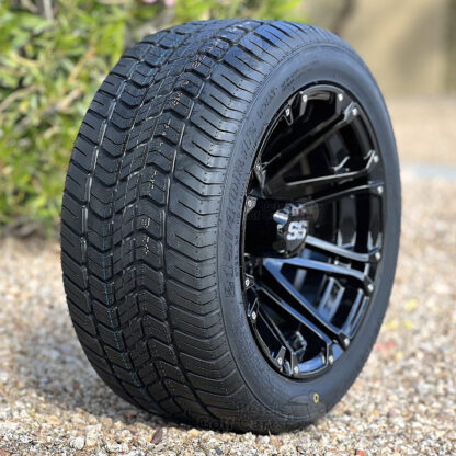 12-inch-HD3-gloss-black-golf-cart-wheels-and-215/40R12-wanda-steel-belted-radial-street-turf-golf-cart-tires-set-of-4-non-lifted-golf-carts