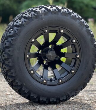 12-inch-beast-matte-black-golf-cart-wheels-12x7-23x10-12-Sierra-Sport-DOT-All-terrain-golf-cart-tires-combo-yamaha-ezgo-clubcar-petesgolfcarts-pgc