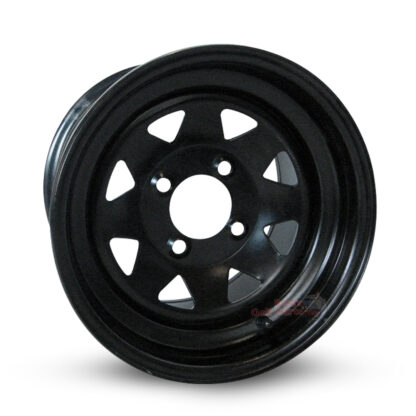 12-inch-black-steel-slotted-golf-cart-wheels-12x7-4x4-bolt-pattern-101mm