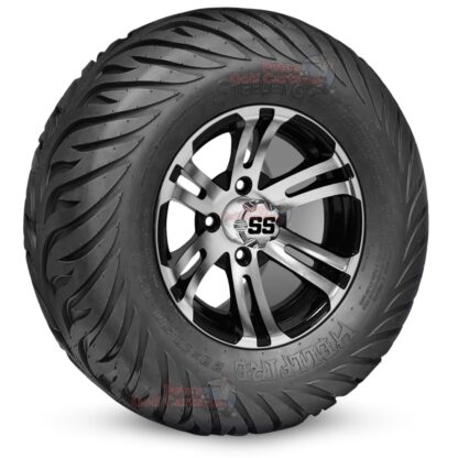 12-inch-bulldog-black-machined-golf-cart-wheels-and-23x10.5-12-hellfire-dot-approved-street-turf-tires-combo-ezgo-clubcar-yamaha-petesgolfcarts-BNDL-TR1215-WH1202