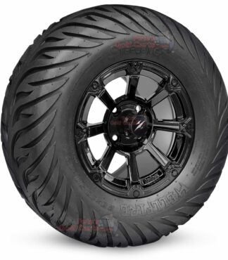 12-inch-cyclops-gloss-black-golf-cart-wheels-and-23x10.5-12-hellfire-dot-approved-street-turf-tires-combo-ezgo-clubcar-yamaha-petesgolfcarts