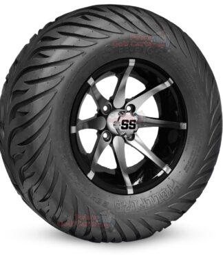 12-inch-kraken-black-machined-golf-cart-wheels-and-23x10.5-12-hellfire-dot-approved-street-turf-tires-combo-ezgo-clubcar-yamaha-petesgolfcarts-BNDL-TR1215-WH1212