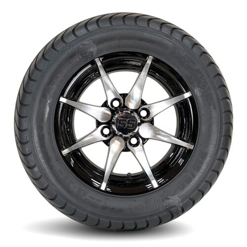 12-inch-kraken-machined-black-golf-cart-wheels-215-50-12-20.5-inch-tall-dot-approved-street-turf-comfortride-golf-cart-tires-set-of-4