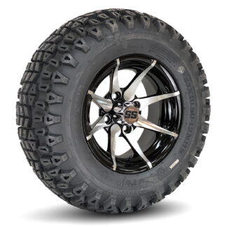 12-inch-kraken-machined-black--golf-cart-wheels-23x10.5-12-23-inch-tall-DOT-approved-all-terrain-golf-cart-tires-combo