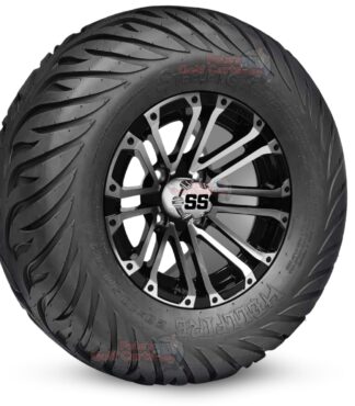 12-inch-lancer-black-machined-golf-cart-wheels-and-23x10.5-12-hellfire-dot-approved-street-turf-tires-combo-ezgo-clubcar-yamaha-petesgolfcarts-BNDL-TR1215-WH1254