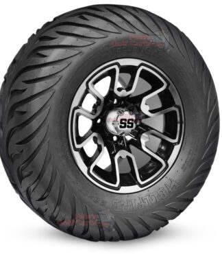 12-inch-lizard-black-machined-golf-cart-wheels-and-23x10.5-12-hellfire-dot-approved-street-turf-tires-combo-ezgo-clubcar-yamaha-petesgolfcarts-BNDL-TR1215-WH1215