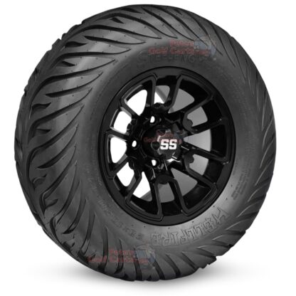 12-inch-lizard-gloss-black-golf-cart-wheels-and-23x10.5-12-hellfire-dot-approved-street-turf-tires-combo-ezgo-clubcar-yamaha-petesgolfcarts-BNDL-TR1215-WH1214