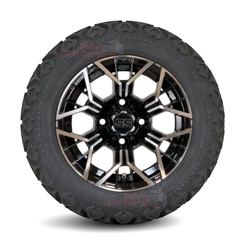 12-inch-mantis-machined-black-aluminum-golf-cart-wheels-20x10-12-20-inch-tall-wanda-DOT-all-terrain-tires-combo-set-of-4