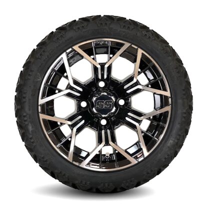 12-inch-mantis-machined-black-golf-cart-wheels-18x8-12-DOT-all-terain-tires-combo