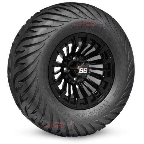 12-inch-matador-gloss-black-golf-cart-wheels-and-23x10.5-12-hellfire-dot-approved-street-turf-tires-combo-ezgo-clubcar-yamaha-petesgolfcarts-BNDL-TR1215-WH1218
