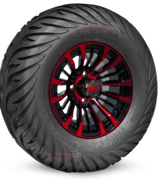 12-inch-matador-red-black-golf-cart-wheels-and-23x10.5-12-hellfire-dot-approved-street-turf-tires-combo-ezgo-clubcar-yamaha-petesgolfcarts-BNDL-TR1215-WH1220