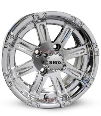 12-inch-rhox-vegas-chrome-mirror-aluminum-golf-cart-wheels-12x7-4x4-bolt-pattern-101mm-et-25mm-offset