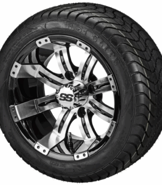 12-inch-tempest-black-machined-golf-cart-wheels-215:40-12-dot-approved-low-profile-street-turf-golf-cart-tires-combo