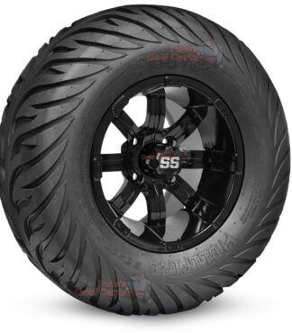 12-inch-tempest-gloss-black-golf-cart-wheels-and-23x10.5-12-hellfire-dot-approved-street-turf-tires-combo-ezgo-clubcar-yamaha-petesgolfcarts-BNDL-TR1215-WH1232