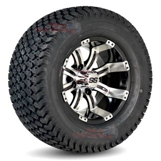 12-inch-tempest-machined-black-aluminum-golf-cart-wheels-23x10.5-12-23-inch-tall-turf-golf-cart-tires-combo-ezgo-clubcar-yamaha