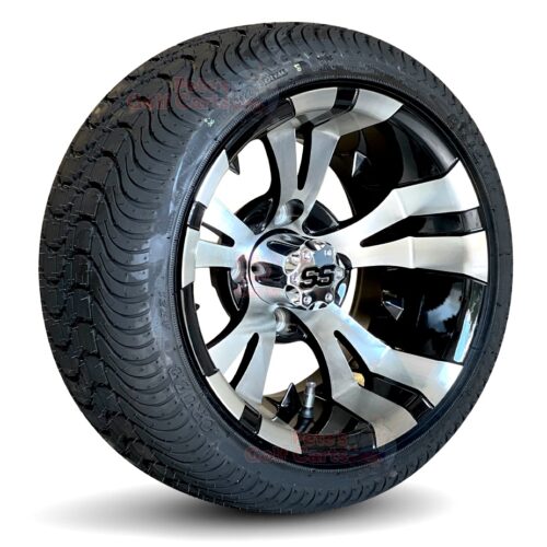 12-inch-vampire-black-machined-aluminum-golf-cart-wheels-215:35-12-dot-low-profile-tires-combo-set-of-4-fits-all-non-lifted-carts-ezgo-clubcar-yamaha-angle